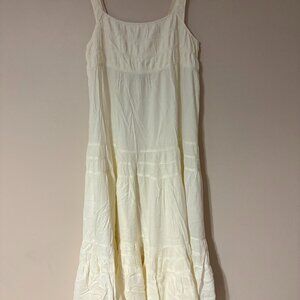 J.Crew Coastal Granddaughter White Dress XL Lightweight Cotton - #2